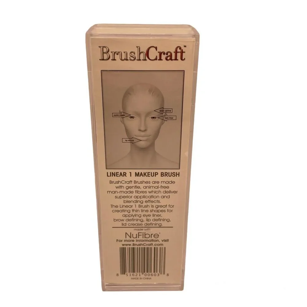 BrushCraft by Artis Linear 1 Makeup Brush For Eyes Brows Lips